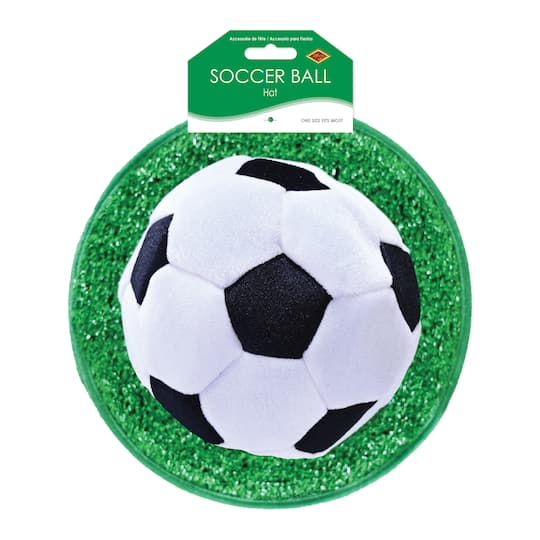 Plush Soccer Ball Hat